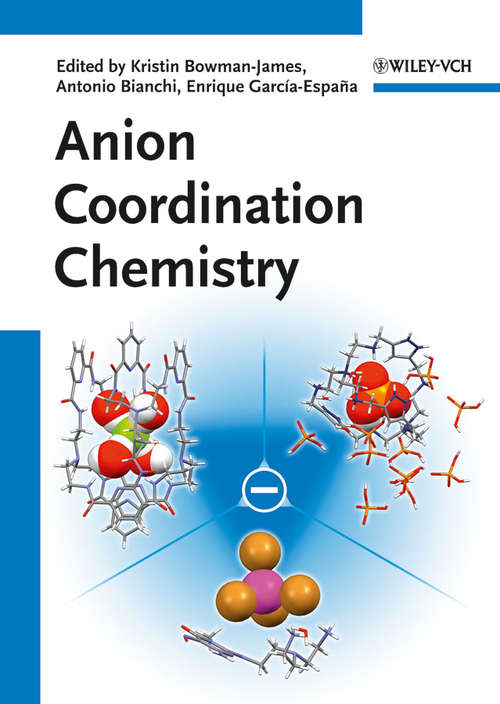 Book cover of Anion Coordination Chemistry