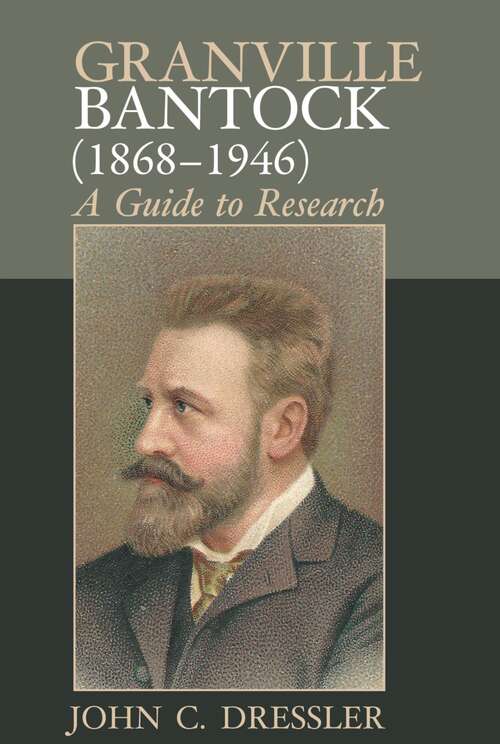 Book cover of Granville Bantock (1868–1946): A Guide to Research (Clemson University Press)