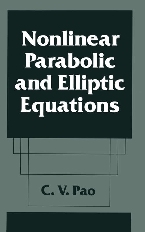 Book cover of Nonlinear Parabolic and Elliptic Equations (1992)