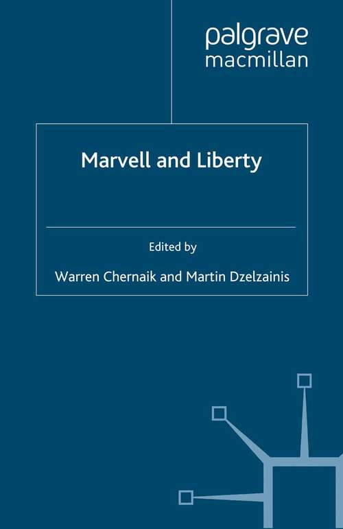 Book cover of Marvell and Liberty (1999)