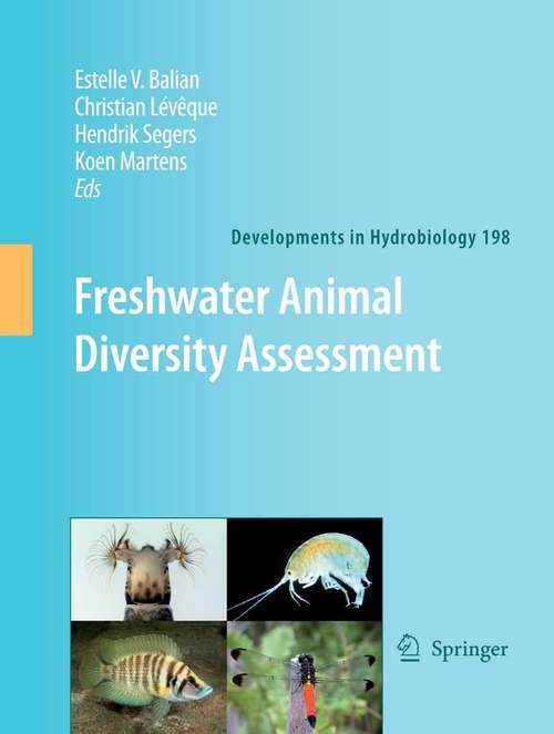 Book cover of Freshwater Animal Diversity Assessment (2008) (Developments in Hydrobiology #198)