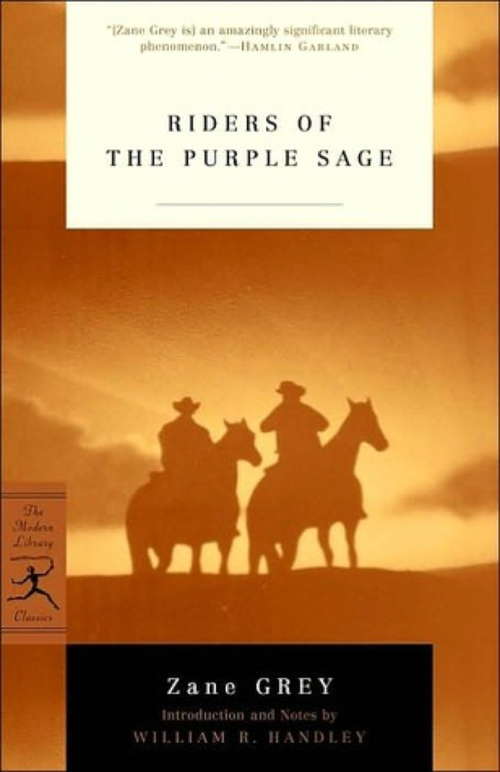 Book cover of Riders of the Purple Sage: Large Print (Barnes And Noble Library Of Essential Reading Ser. #1)