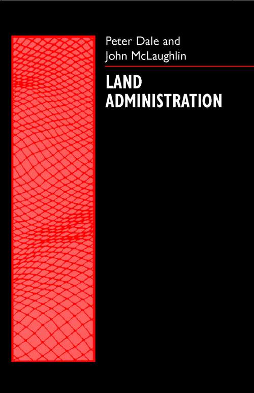 Book cover of Land Administration (Spatial Information Systems)