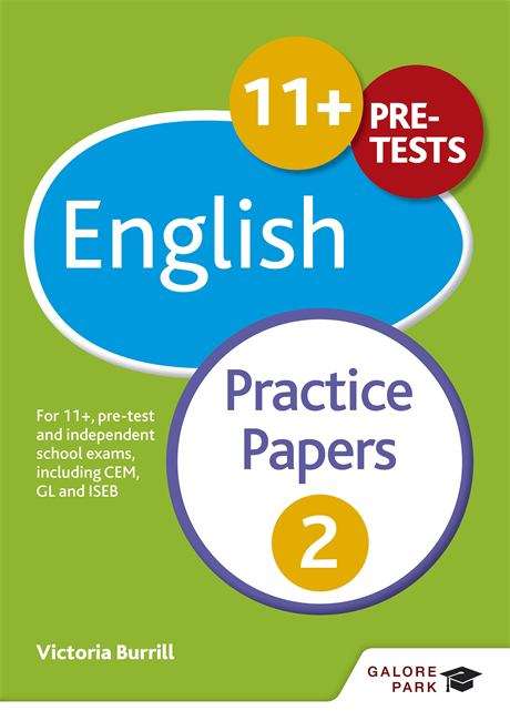 Book cover of 11+ English Practice Papers 2: For 11+, Pre-test And Independent School Exams Including Cem, Gl And Iseb (PDF)