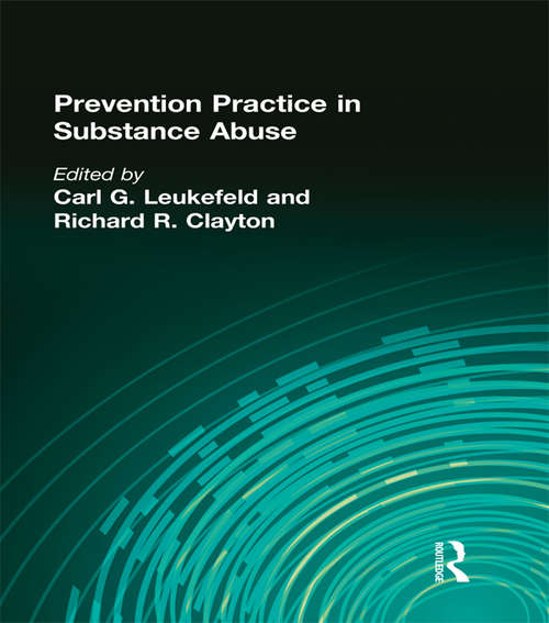 Book cover of Prevention Practice in Substance Abuse
