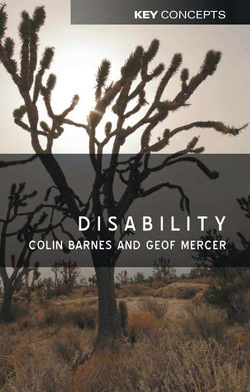 Book cover of Disability (Key Concepts Ser. (PDF) #19)