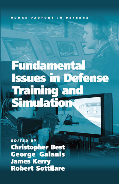 Book cover of Fundamental Issues in Defense Training and Simulation (Human Factors in Defence)
