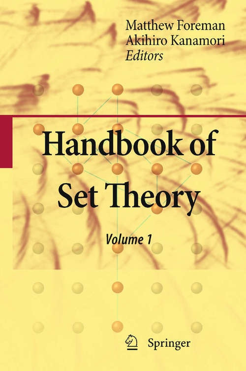 Book cover of Handbook of Set Theory (2010)