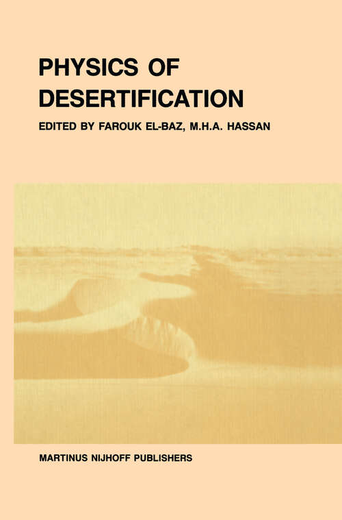 Book cover of Physics of desertification (1986)