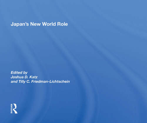 Book cover of Japan's New World Role