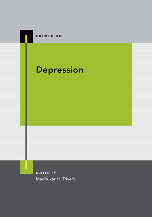 Book cover of Depression (Primer On Series)