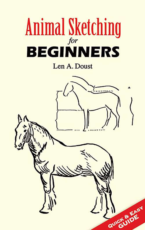 Book cover of Animal Sketching for Beginners