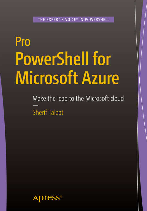 Book cover of Pro PowerShell for Microsoft Azure (1st ed.)