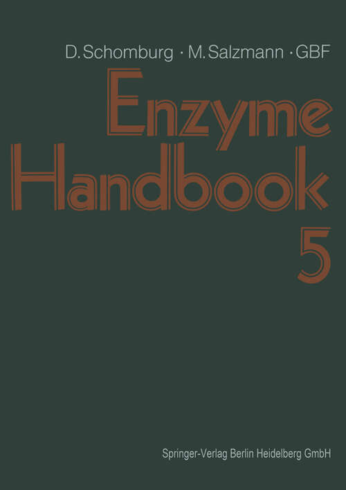 Book cover of Enzyme Handbook (1991)