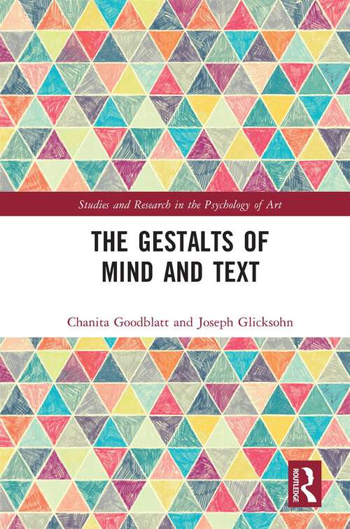 Book cover of The Gestalts of Mind and Text (Studies and Research in the Psychology of Art)