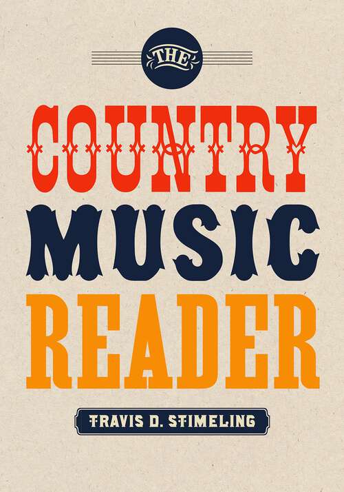 Book cover of The Country Music Reader
