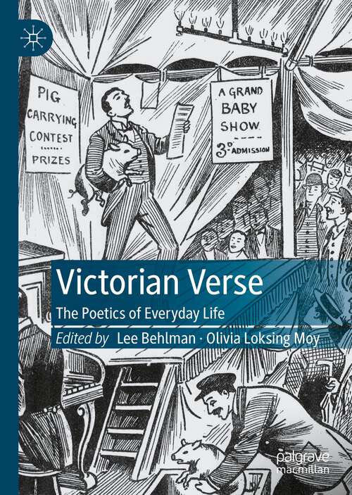 Book cover of Victorian Verse: The Poetics of Everyday Life (1st ed. 2023)