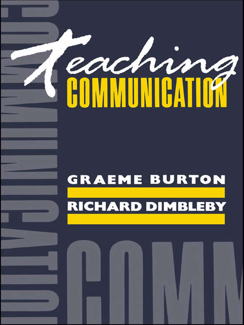 Book cover of Teaching Communication