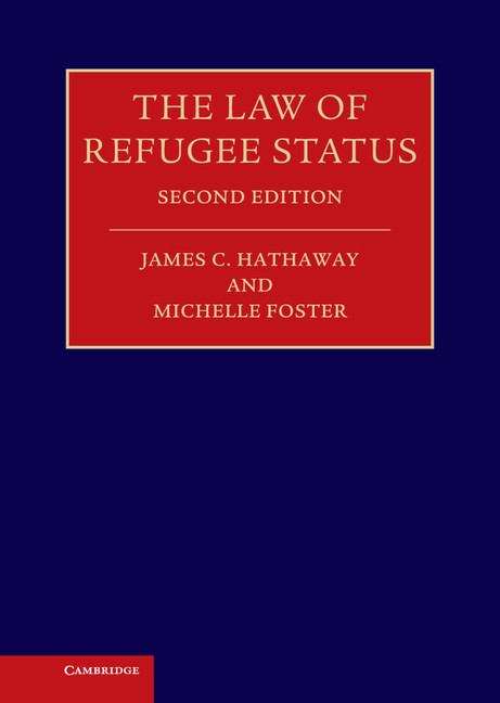 Book cover of The Law Of Refugee Status (PDF)