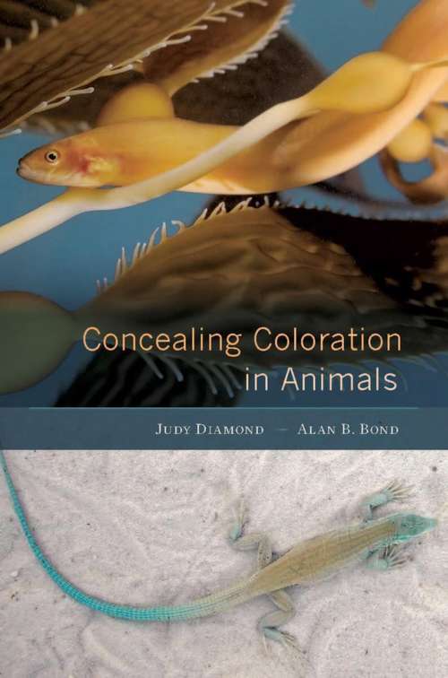 Book cover of Concealing Coloration in Animals