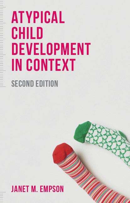 Book cover of Atypical Child Development in Context (PDF)