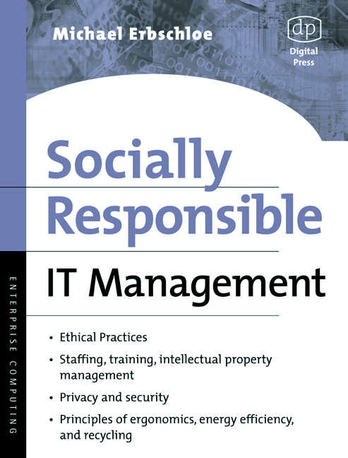 Book cover of Socially Responsible IT Management