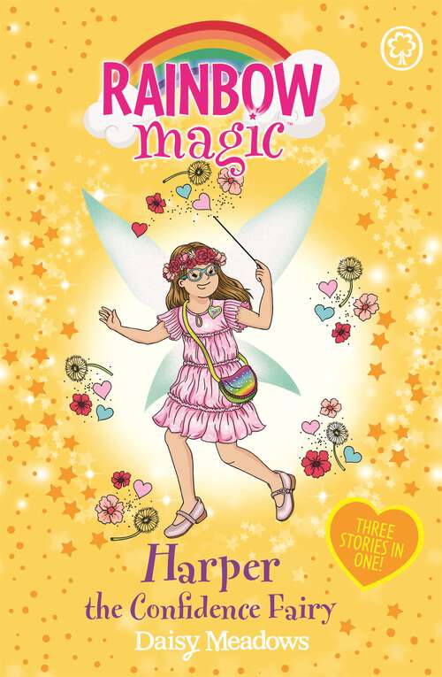 Book cover of Harper the Confidence Fairy: Three Stories in One! (Rainbow Magic #1135)