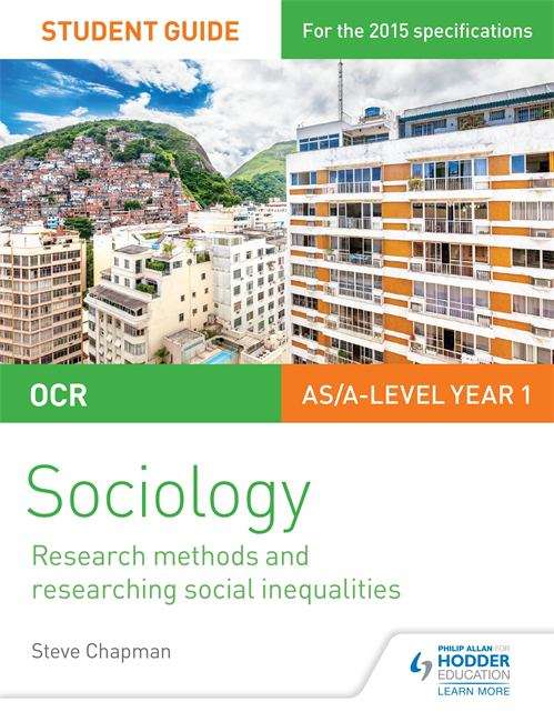 Book cover of Sociology: OCR A Level Sociology Student Guide 2: Researching and understanding social inequalities (PDF)