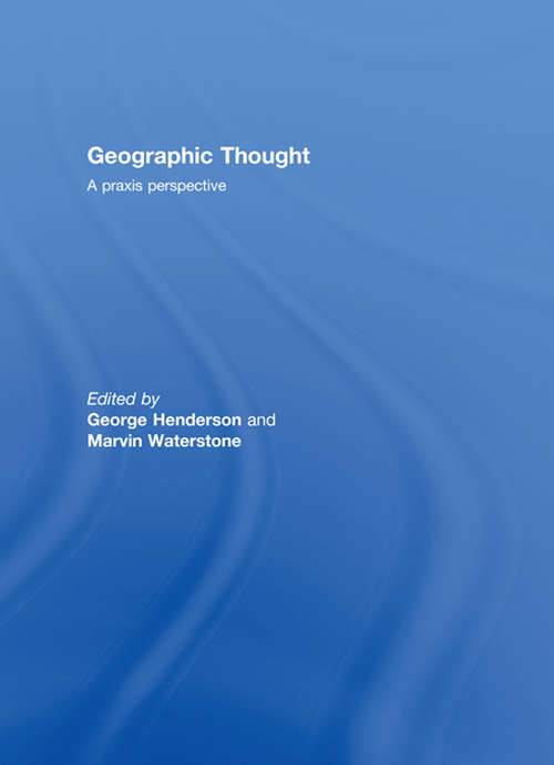 Book cover of GEOGRAPHIC THOUGHT (PDF)