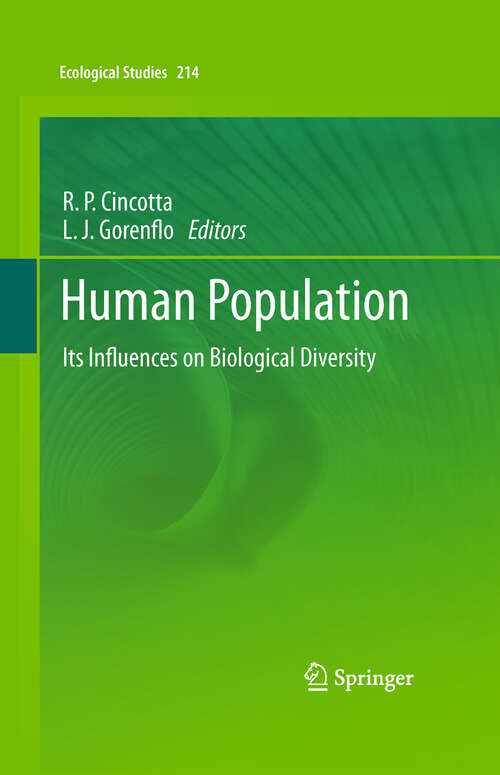 Book cover of Human Population: Its Influences on Biological Diversity (2011) (Ecological Studies #214)