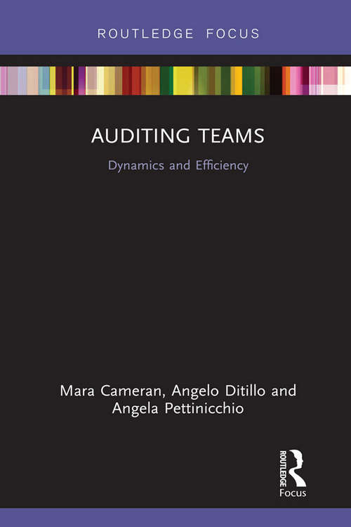 Book cover of Auditing Teams: Dynamics and Efficiency (Routledge Focus on Business and Management)
