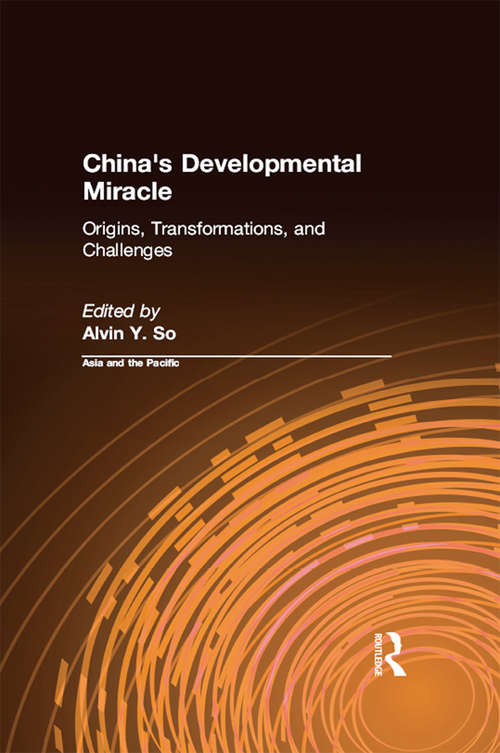 Book cover of China's Developmental Miracle: Origins, Transformations, and Challenges