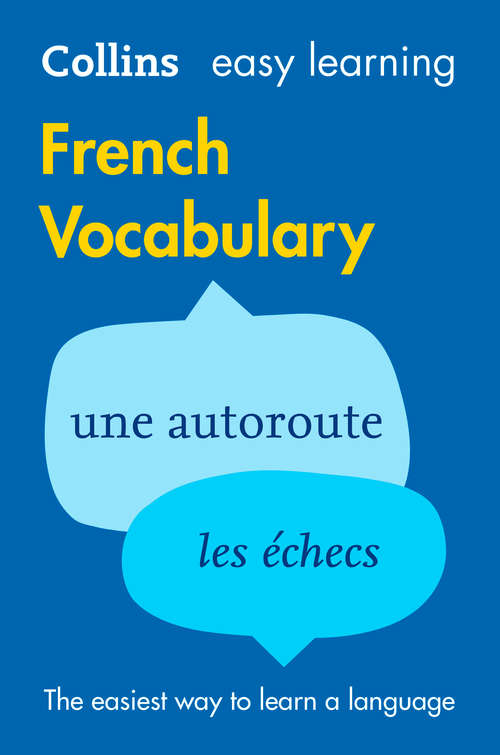 Book cover of Easy Learning French Vocabulary (ePub edition)