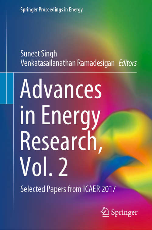 Book cover of Advances in Energy Research, Vol. 2: Selected Papers from ICAER 2017 (1st ed. 2020) (Springer Proceedings in Energy)