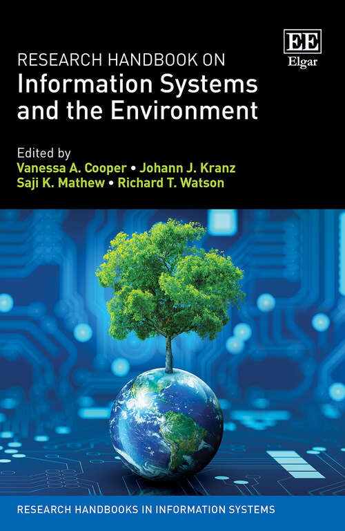 Book cover of Research Handbook on Information Systems and the Environment (Research Handbooks in Information Systems)