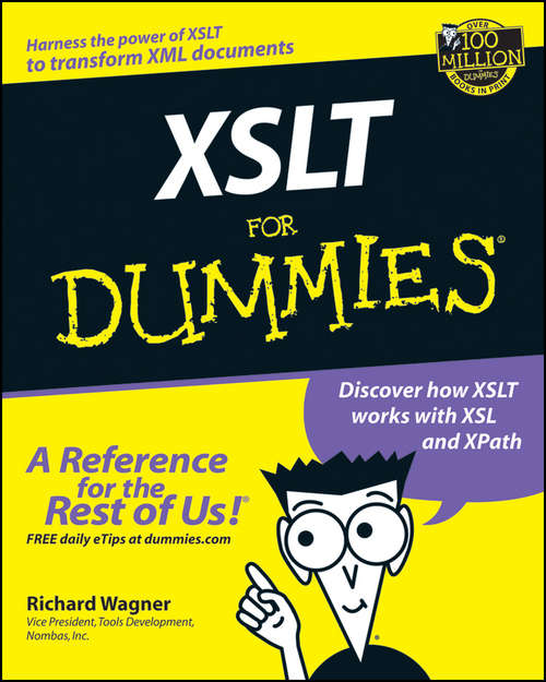 Book cover of XSLT For Dummies (For Dummies Ser.)