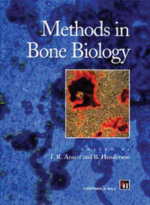 Book cover of Methods in Bone Biology (1998)