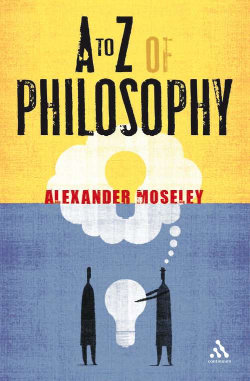 Book cover of A to Z of Philosophy