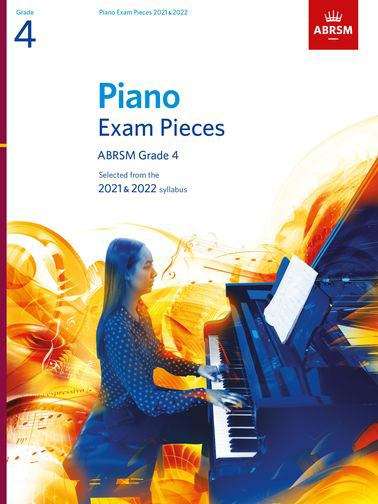 Book cover of Piano Exam Pieces 2021 & 2022, ABRSM Grade 4 (PDF)