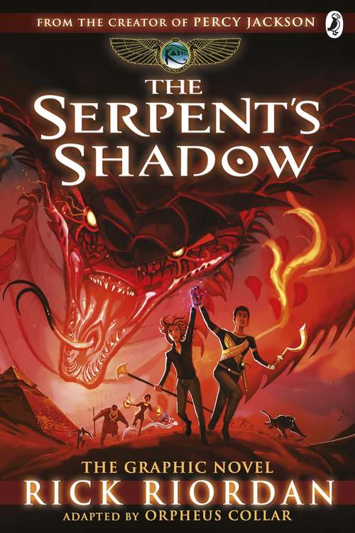 Book cover of The Serpent's Shadow: The Graphic Novel (The\kane Chronicles Graphic Novels Ser. #3)