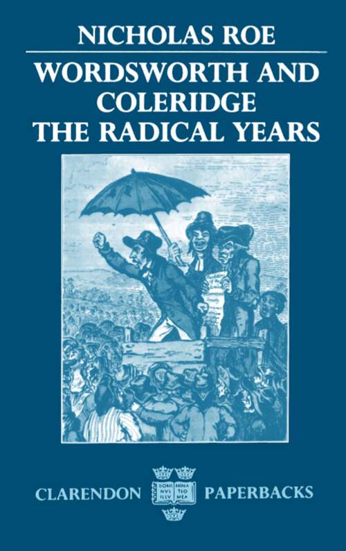 Book cover of Wordsworth and Coleridge: The Radical Years