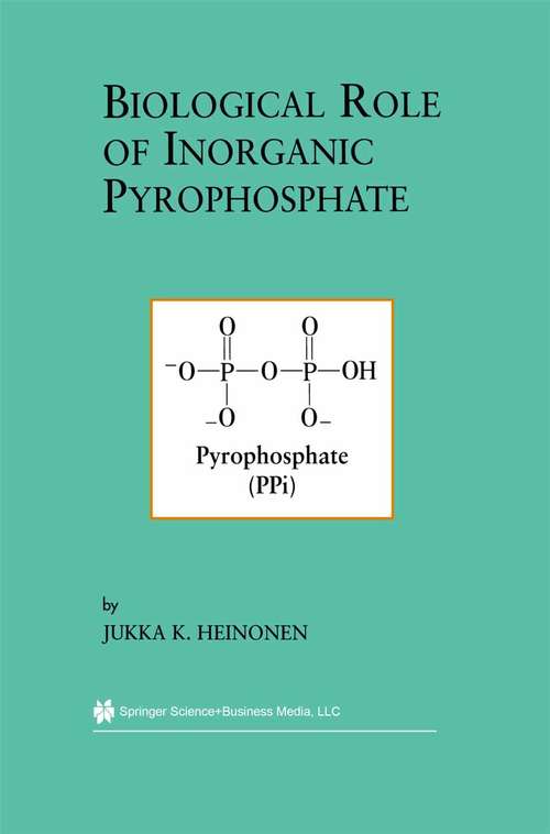 Book cover of Biological Role of Inorganic Pyrophosphate (2001)
