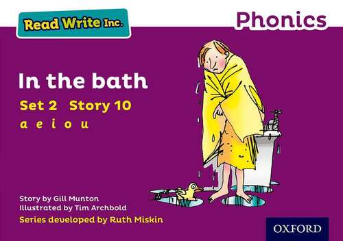 Book cover of Read Write Inc. Phonics: Purple Set 2 Storybook 10 In the Bath (3) (Read Write Inc Ser.)