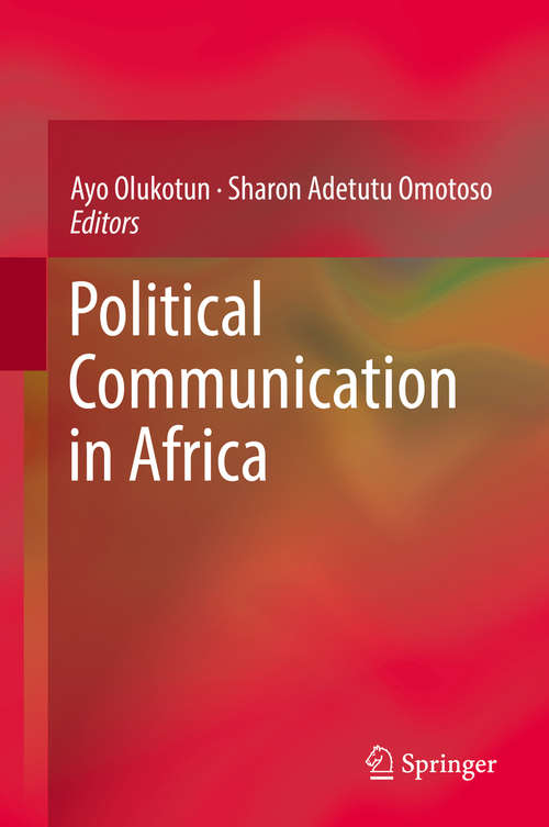 Book cover of Political Communication in Africa