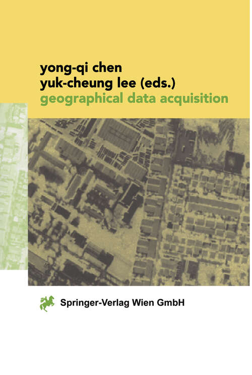 Book cover of Geographical Data Acquisition (2001)