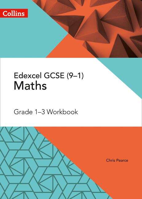 Book cover of Edexcel GCSE Maths Grade 1-3 Workbook: (PDF) (Collins GCSE Maths Series)