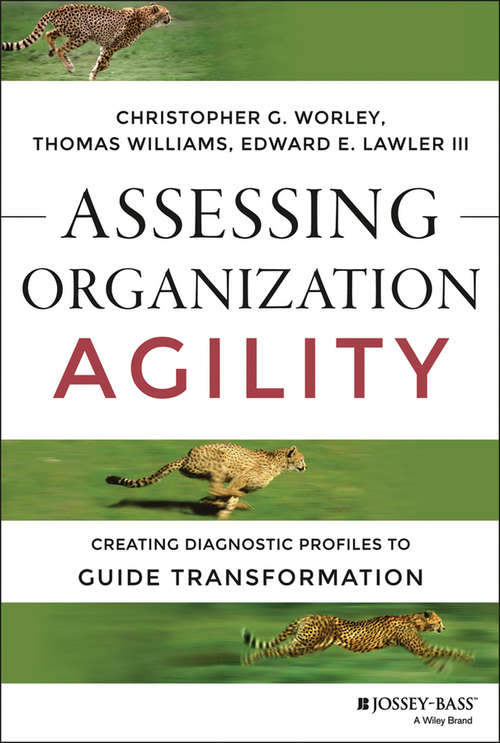 Book cover of Assessing Organization Agility: Creating Diagnostic Profiles to Guide Transformation (J-B Short Format Series)