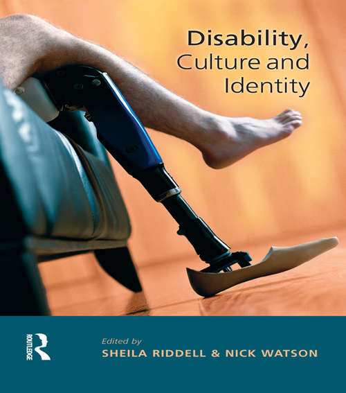 Book cover of Disability, Culture and Identity
