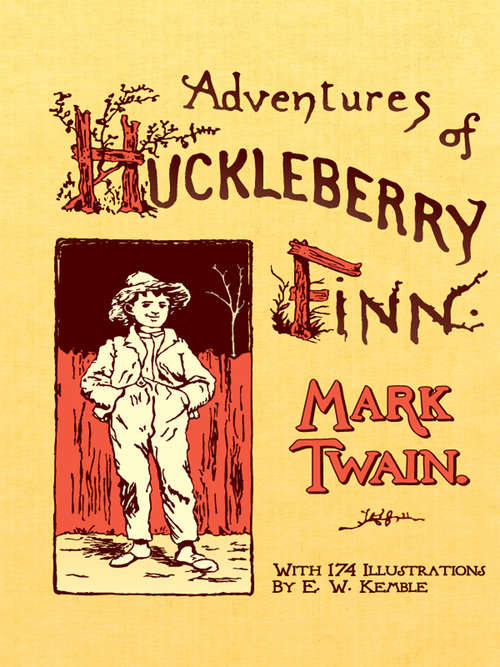 Book cover of Adventures of Huckleberry Finn