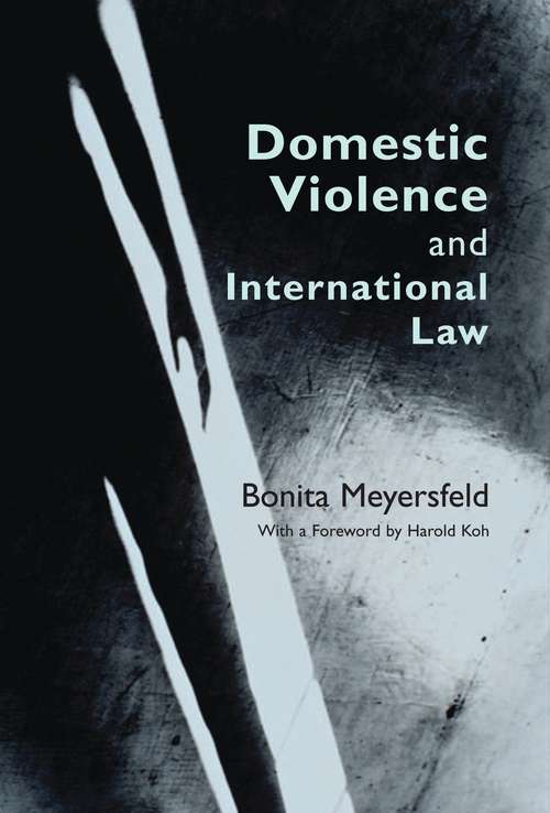 Book cover of Domestic Violence and International Law